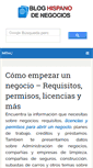 Mobile Screenshot of bloghispanodenegocios.com